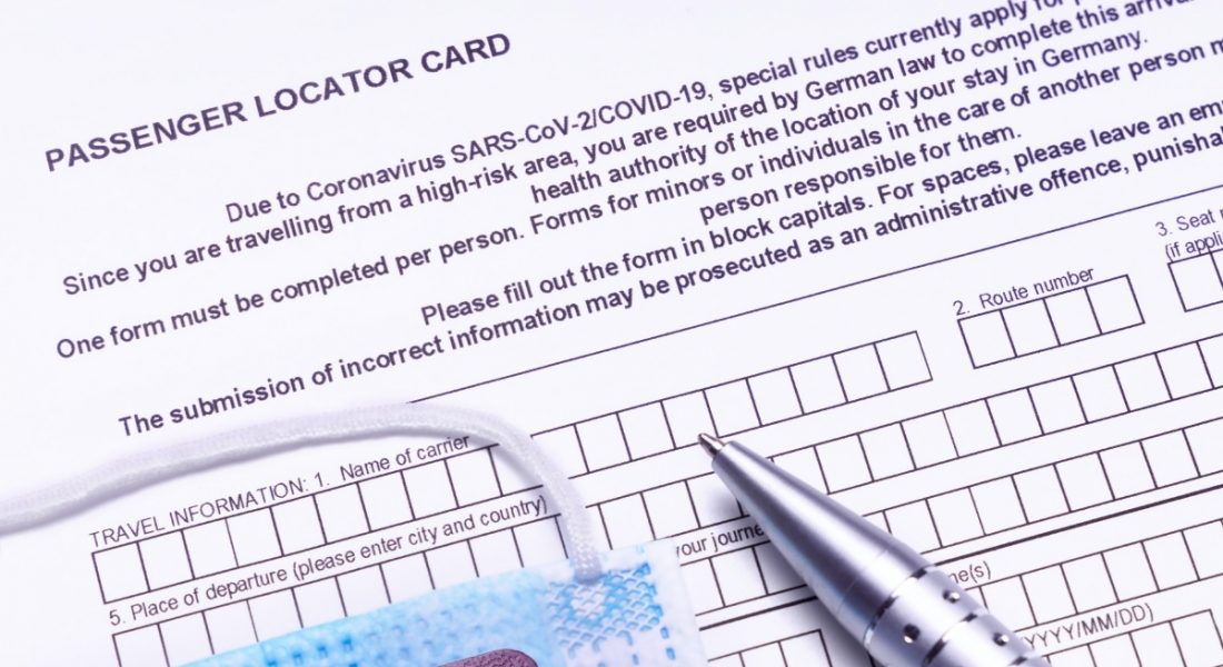 plf passenger locator form